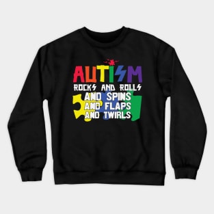 Autism Autistic Quote Saying Crewneck Sweatshirt